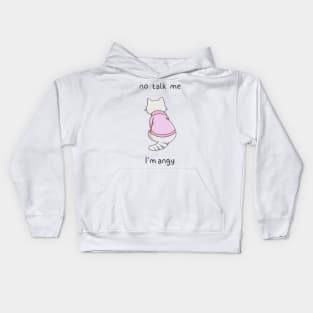 Angry Cat Kids Hoodie